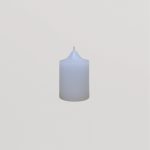 شمع استوانه سفید قطر 6 - Image 3