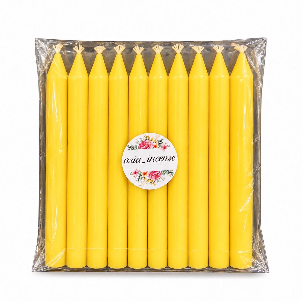 yellow mini candle مینی کندل زرد - Image 1